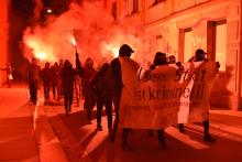 Read more about the article Antifa Dresden: Vorabendsponti anlässlich des §129 Verfahrens gegen die Antifa Ost am OLG Dresden