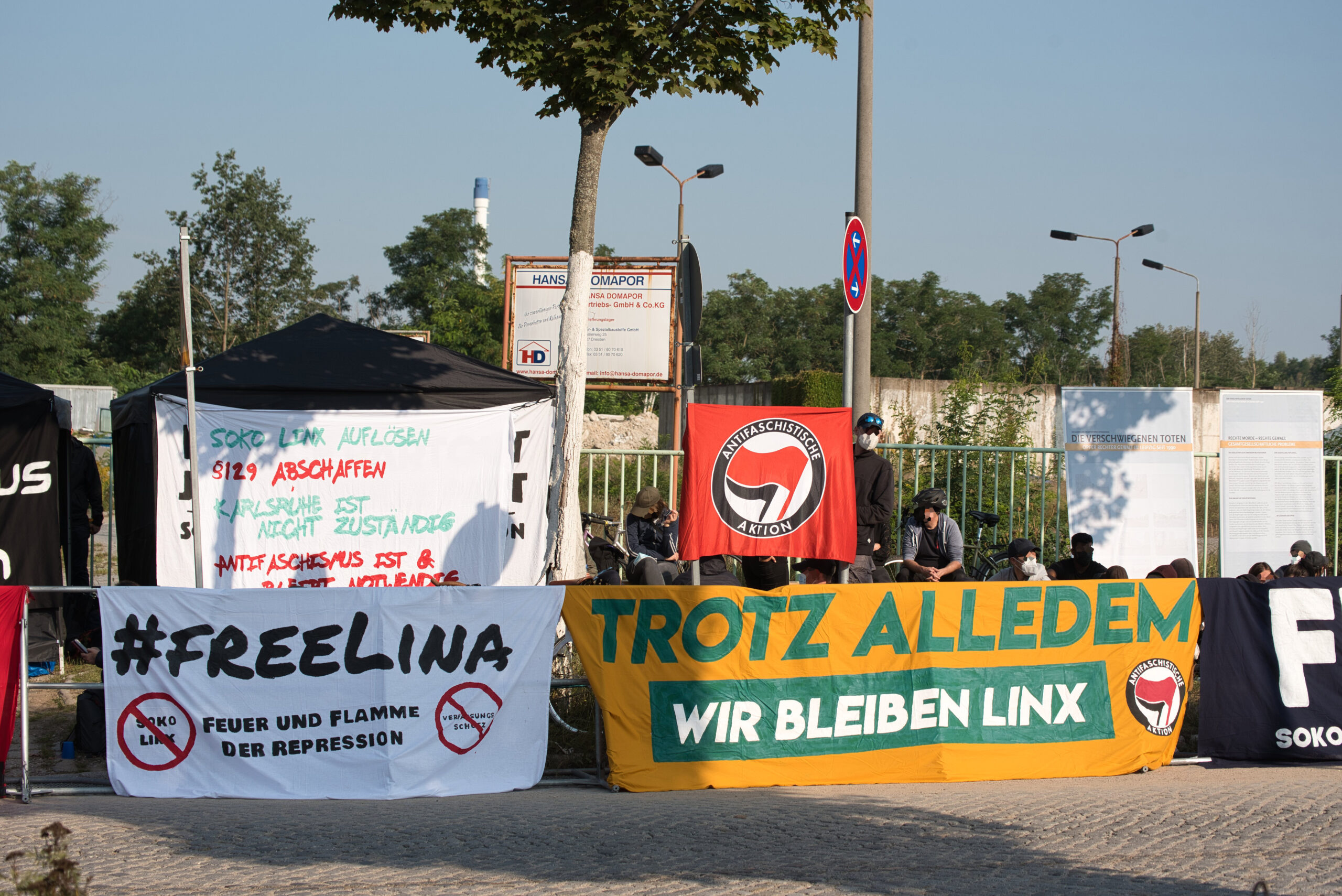 Read more about the article Das § 129-Verfahren gegen 4 Antifaschist:innen in Dresden