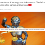Zeitungsbericht zur Anklage gegen Domhöver