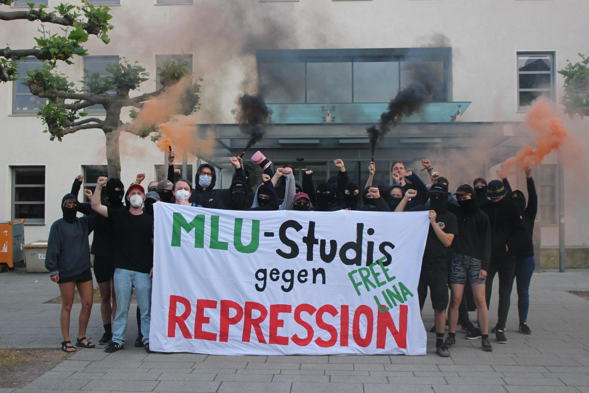 Mehr über den Artikel erfahren Halle: Solidarität mit Lina an der MLU!