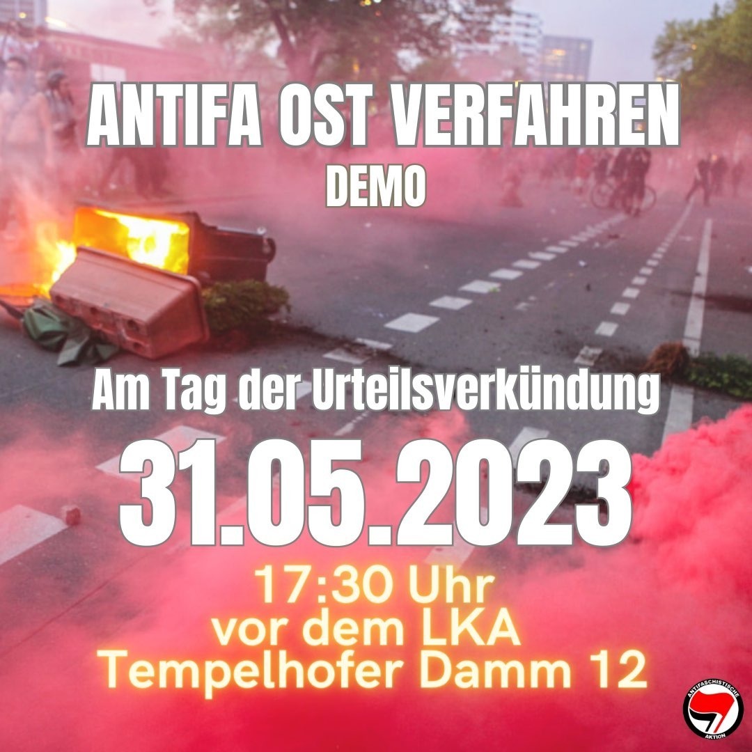 Read more about the article Berlin: Demo am Tag der Urteilsverkündung